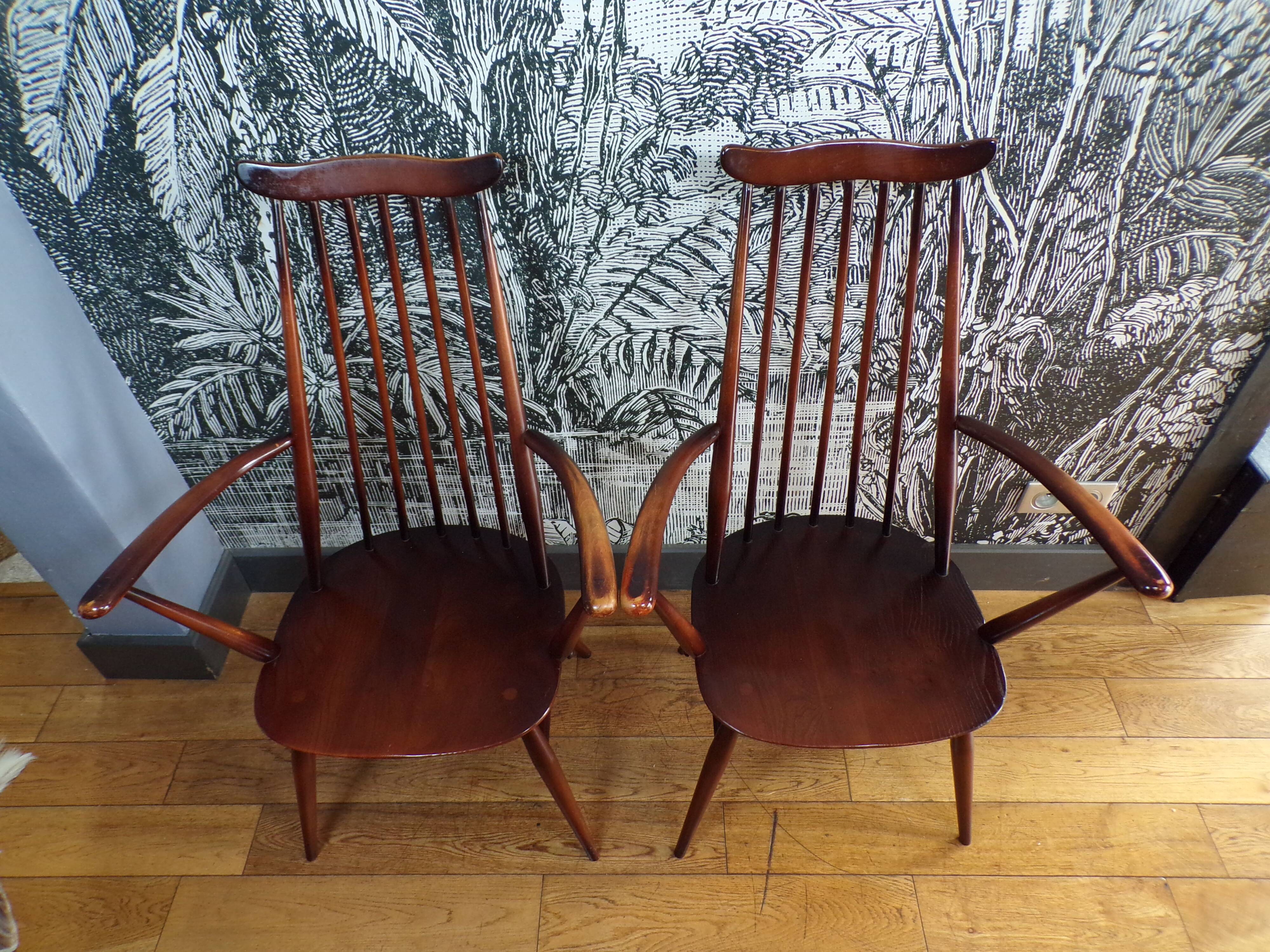 Pair of Ercol Goldsmith armchairs