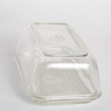 Duralex glass butter dish