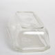 Duralex glass butter dish