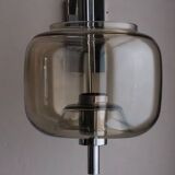 Space age smoked glass wall light 1970s