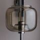 Space age smoked glass wall light 1970s
