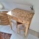 Bureau / Side table / Console in solid wood in Louis-Philippe style