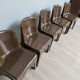 5 gilac chairs monobloc 70s