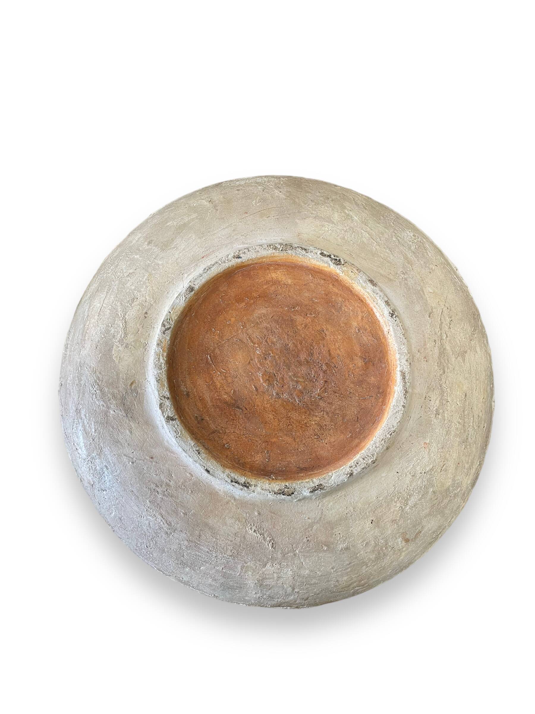 Helen Mai Important Dish In Terracotta And Glazed Porcelain Female Nude