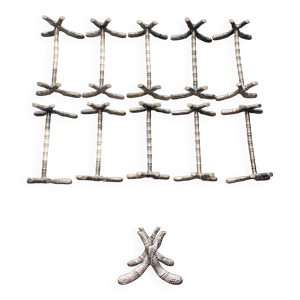11 porte couteaux métal