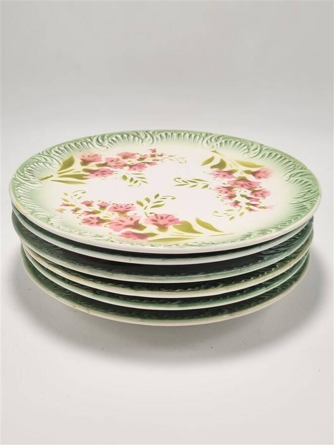 Digoin & Sarreguemines dessert plates