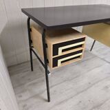 Vintage desk with suspended pedestal, 60s design