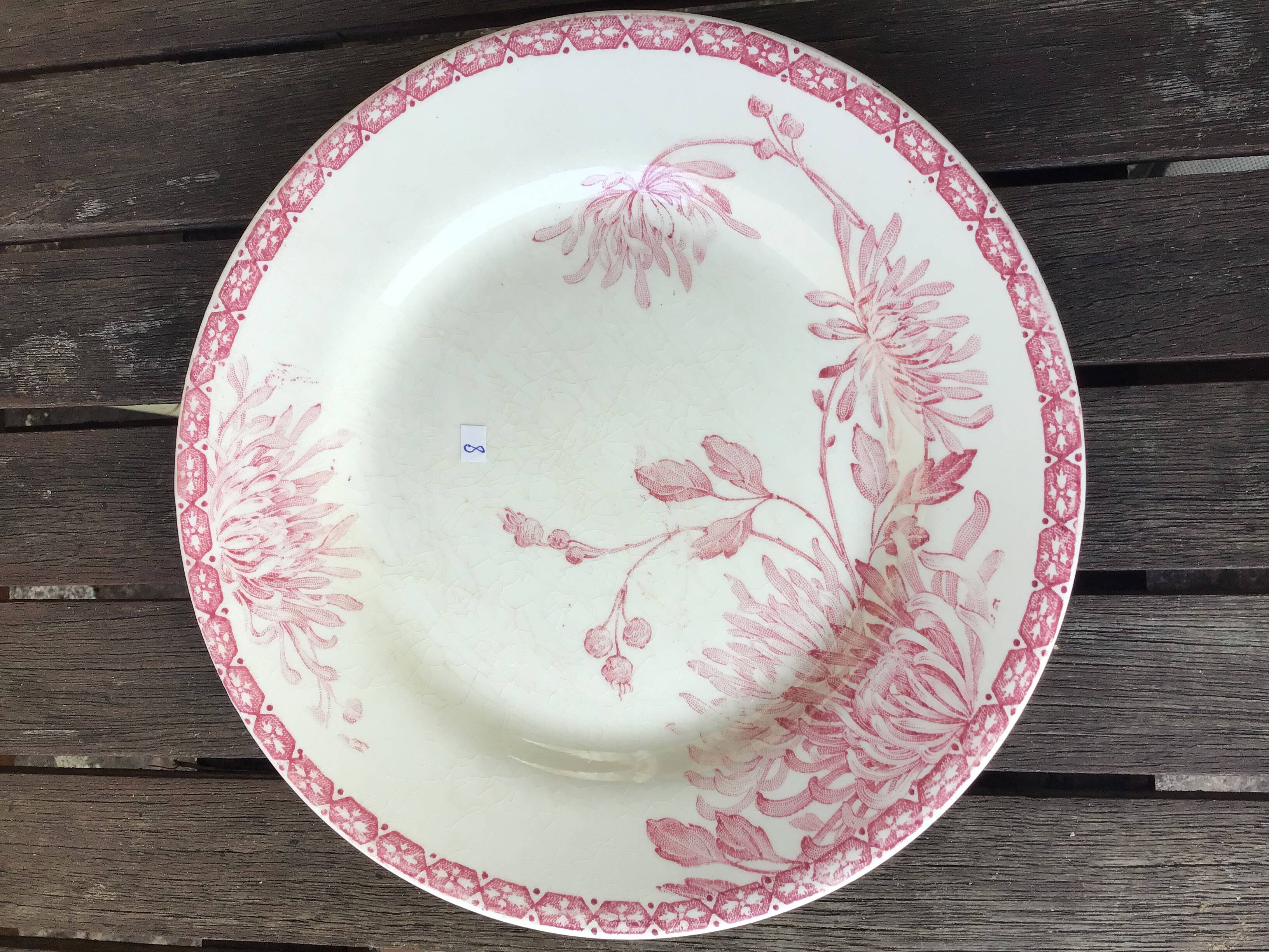 Assiettes à dessert « Turenne » de Creil et Montereau