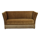 1960s, Danish 2 seater sofa, furniture velour, original condition.