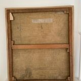 Cubist oil on canvas by Elisabeth Ronget