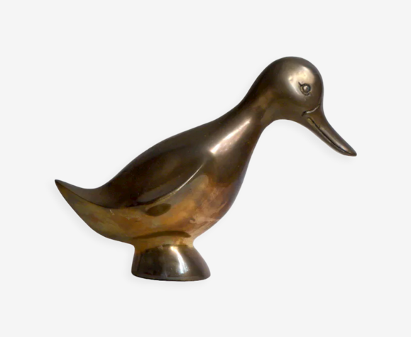 Canard vintage en laiton