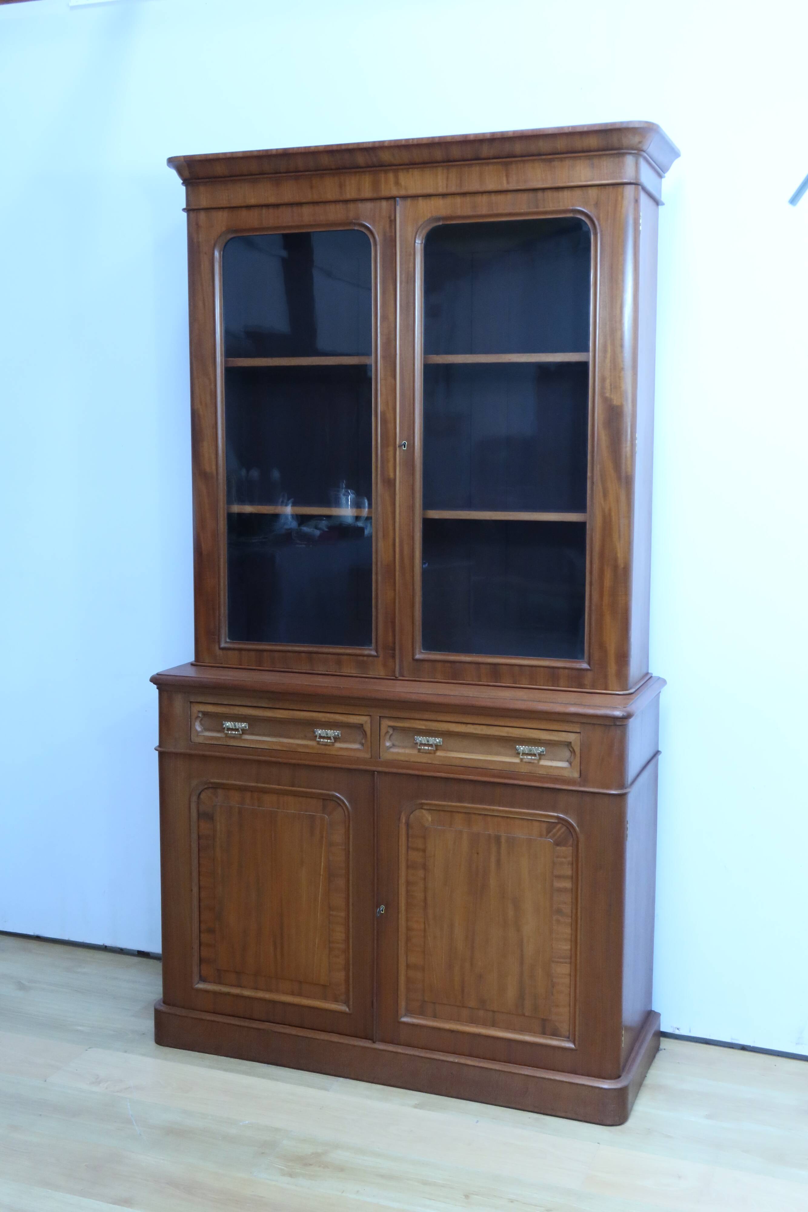 Library Two-Body in Mahogany, Victorian era, England