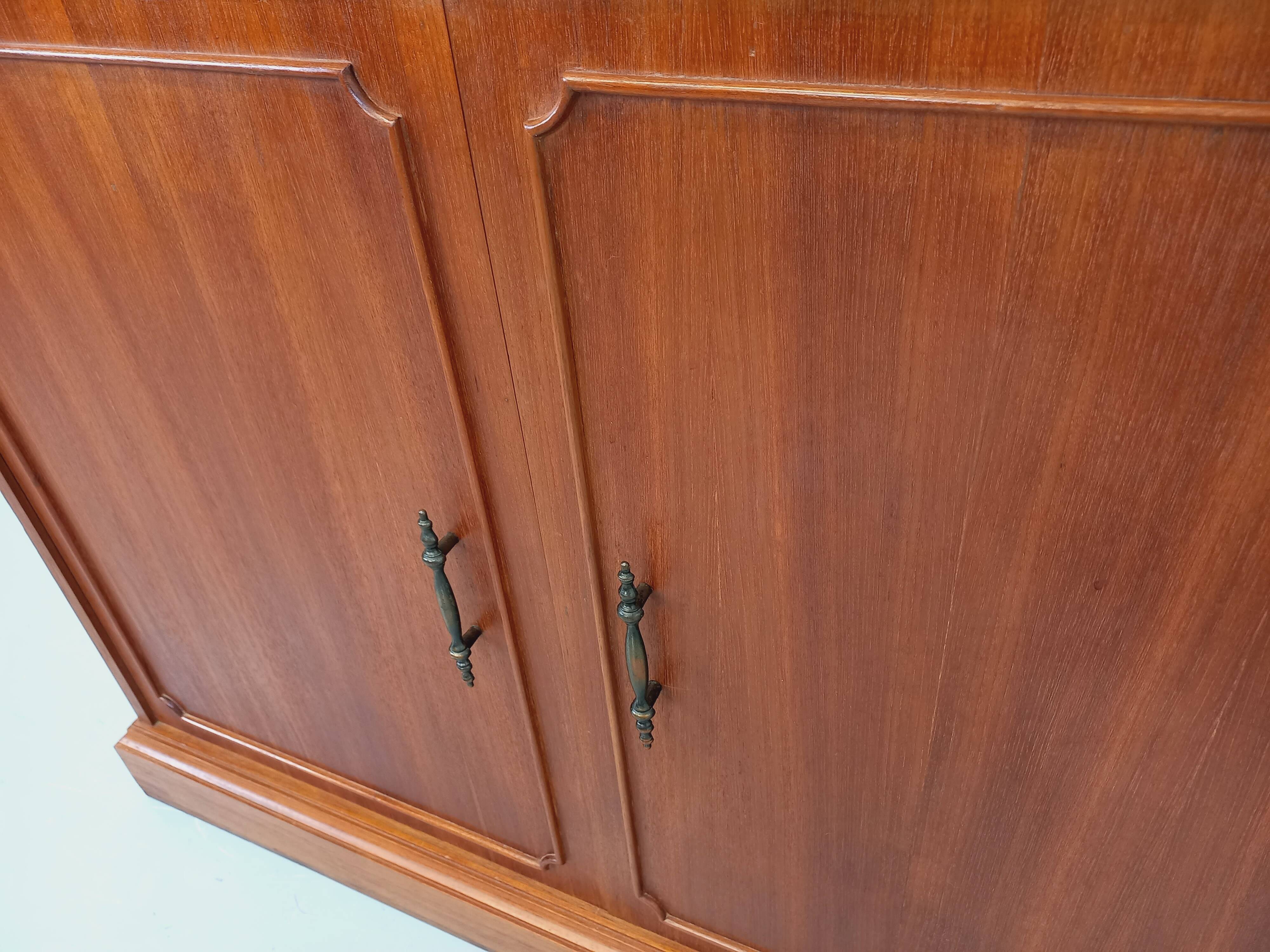 Vintage teak storage bookcase from the 60s