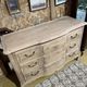 Antique solid oak chest of drawers – Louis XV style – 3 drawers