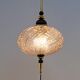 Blown Murano Glass and Brass Pendant Lamp