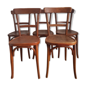 lot de 5 chaises bistrot vintage