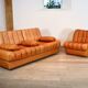 De Sede DS-85 daybed and lounge chair in cognac leather, 1960s