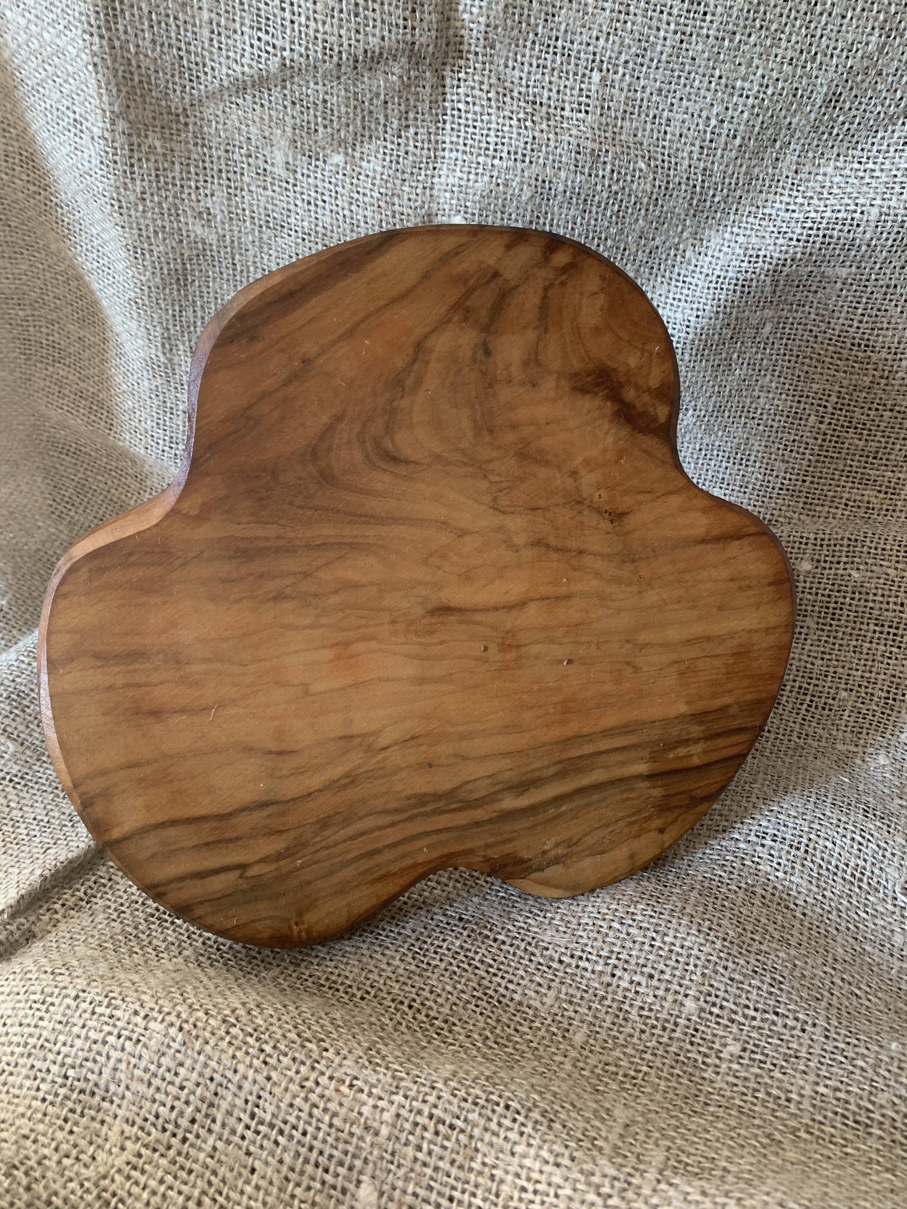 Olive tree's wooden dish