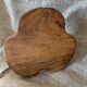 Olive tree's wooden dish
