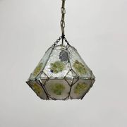 Suspension en verre brutaliste, années 1970