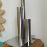 Soliflore, vase, in stainless steel Letang Rémy, rare model