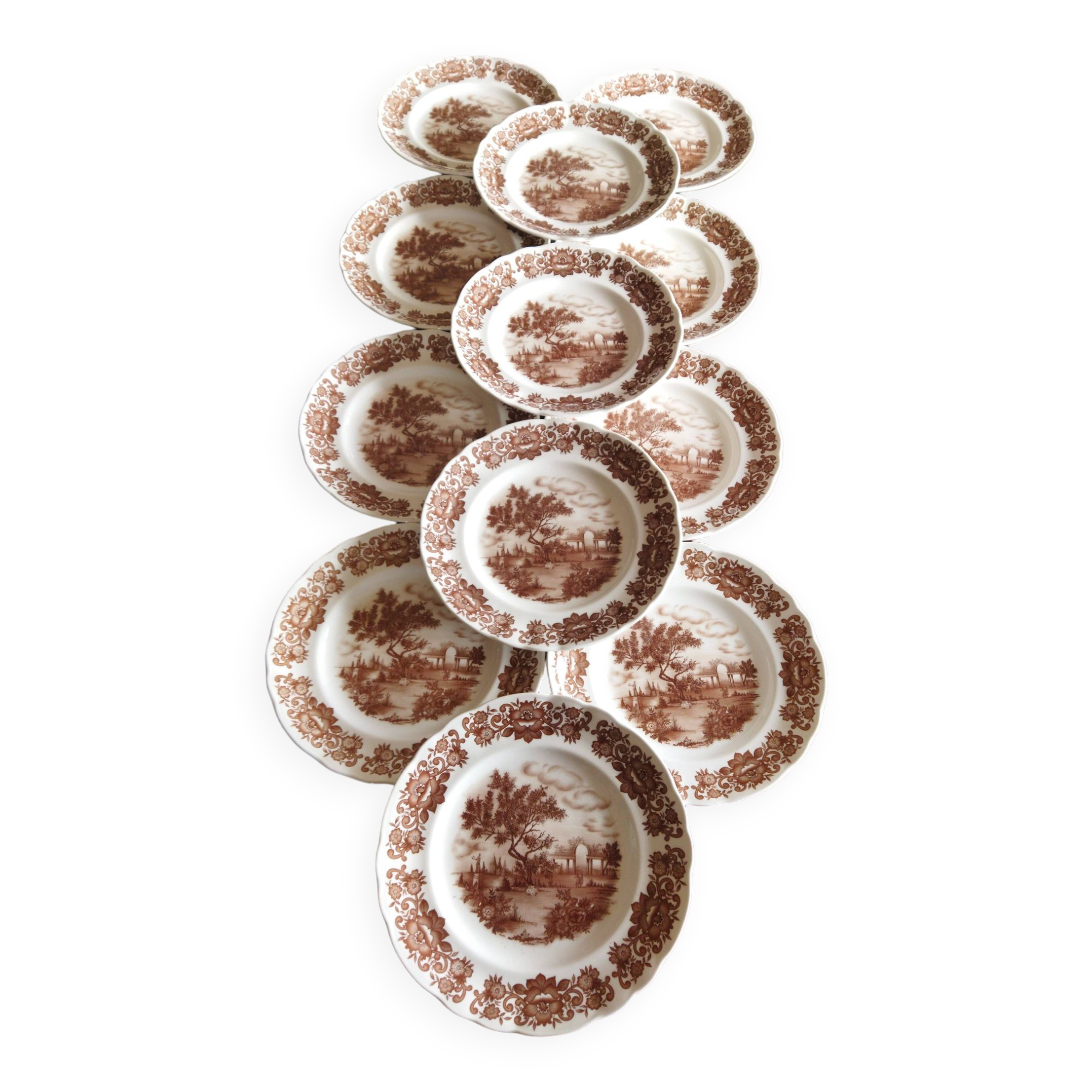 12 dessert plates Pontesa Spain