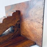 Antique wooden wall shelf