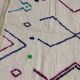 Azilal rug decorated woven in natural wool 250cm×150cm