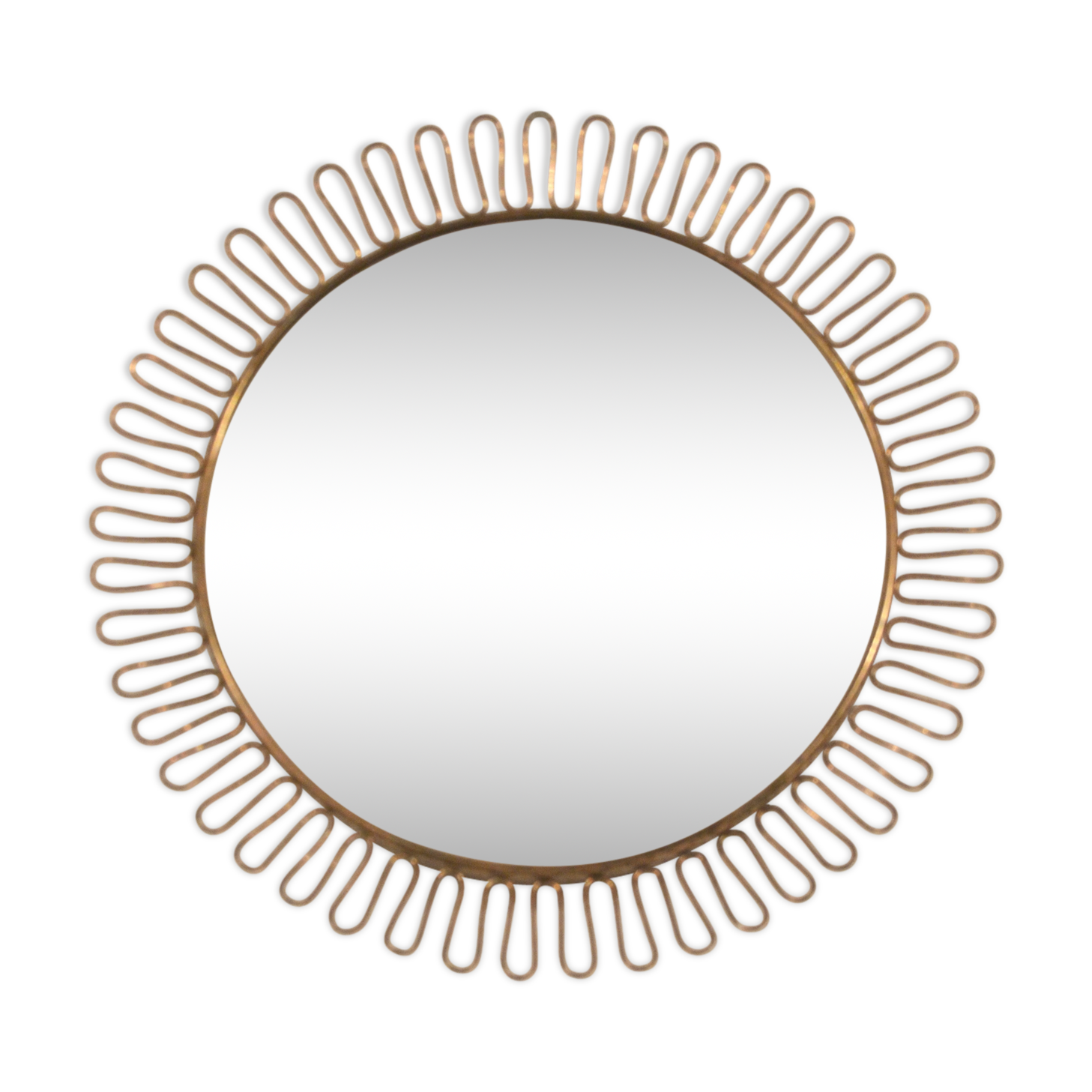 Miroir soleil dentelle de métal