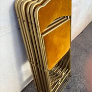 Set of 6 folding chairs