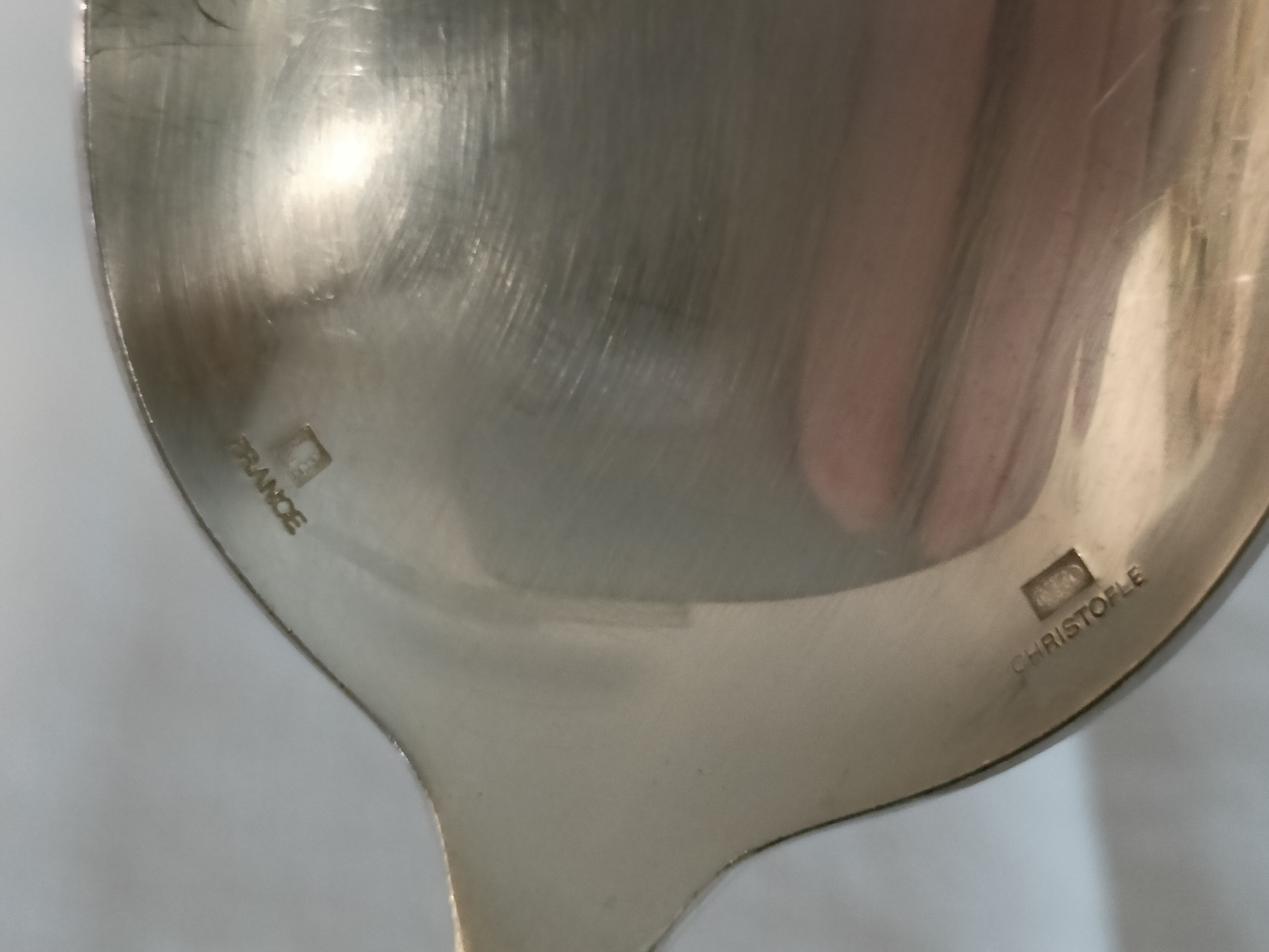 Lot 73 cutlery christofle model talisman lacquer of china color siena