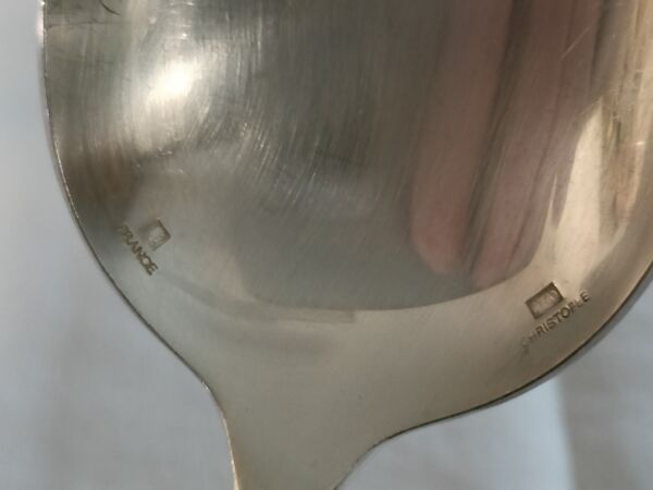 Lot 73 couverts christofle modèle talisman laque de chine couleur siena