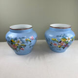 Pair of antique plant pots