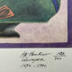 Lithograph HB Henriot Quimper signed and numbered