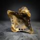 Dragon-styled floor ashtray – gilded brass – 1960s