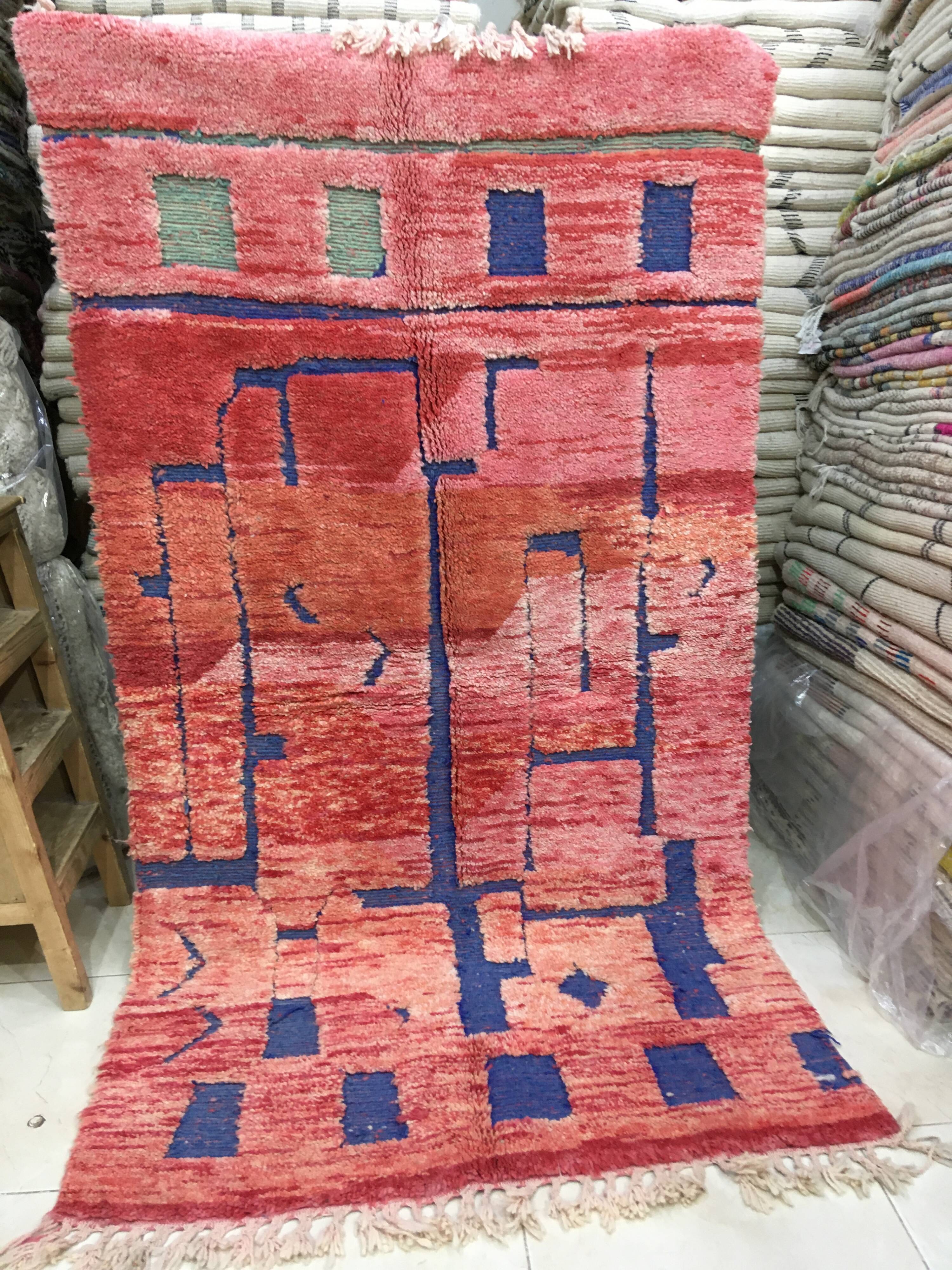 Moroccan Berber Beni Ouarain Rug 2m62 x 1m40