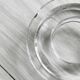 Very thick crystal ashtray, Retro futuristic.