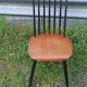 Paire chaises fanett par Ilmari Tapiovaara années 60