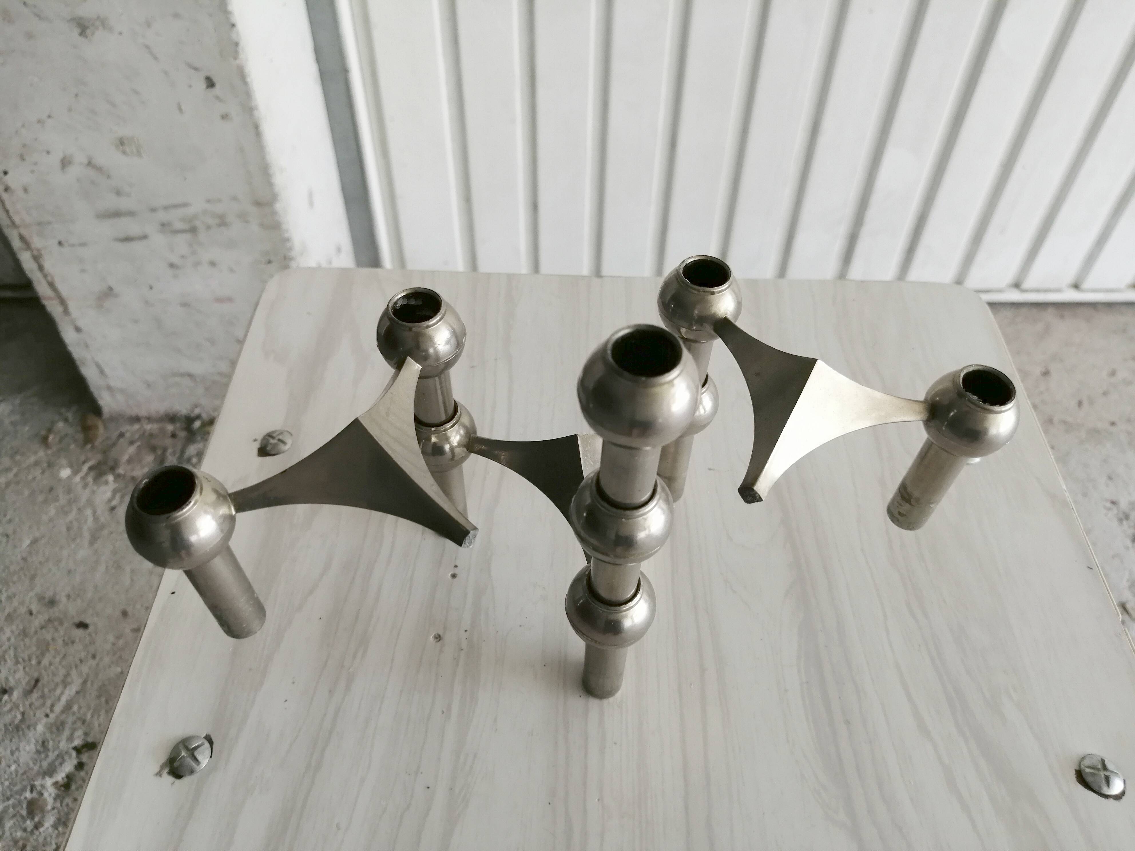 Bougeoir scandinave modulable en acier