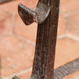 Pair of landiers, seventeenth century