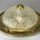 60s 70s Lamp Luminaire Plafoniere Flush Mount Ice Glass Space Age Design