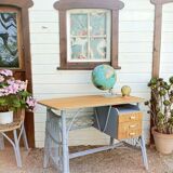 Vintage wicker desk