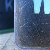 American fiberglass fire plate don't walk