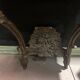 Louis XV console in carved and patinated wood, 18th century period