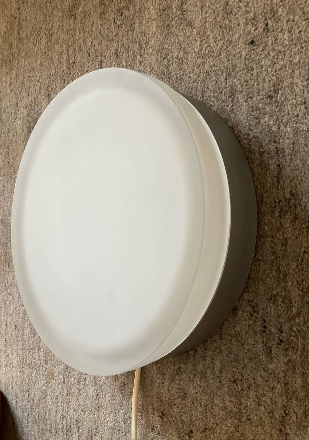 Vintage frosted glass wall or ceiling light
