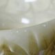 Large medical pot in alabaster/yellowish marble, Belle Époque style.