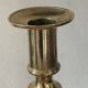 Pair of antique english princess of diamonds brass candlesticks