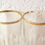 Looza - advertising item - set of 7 vintage fruit juice glasses