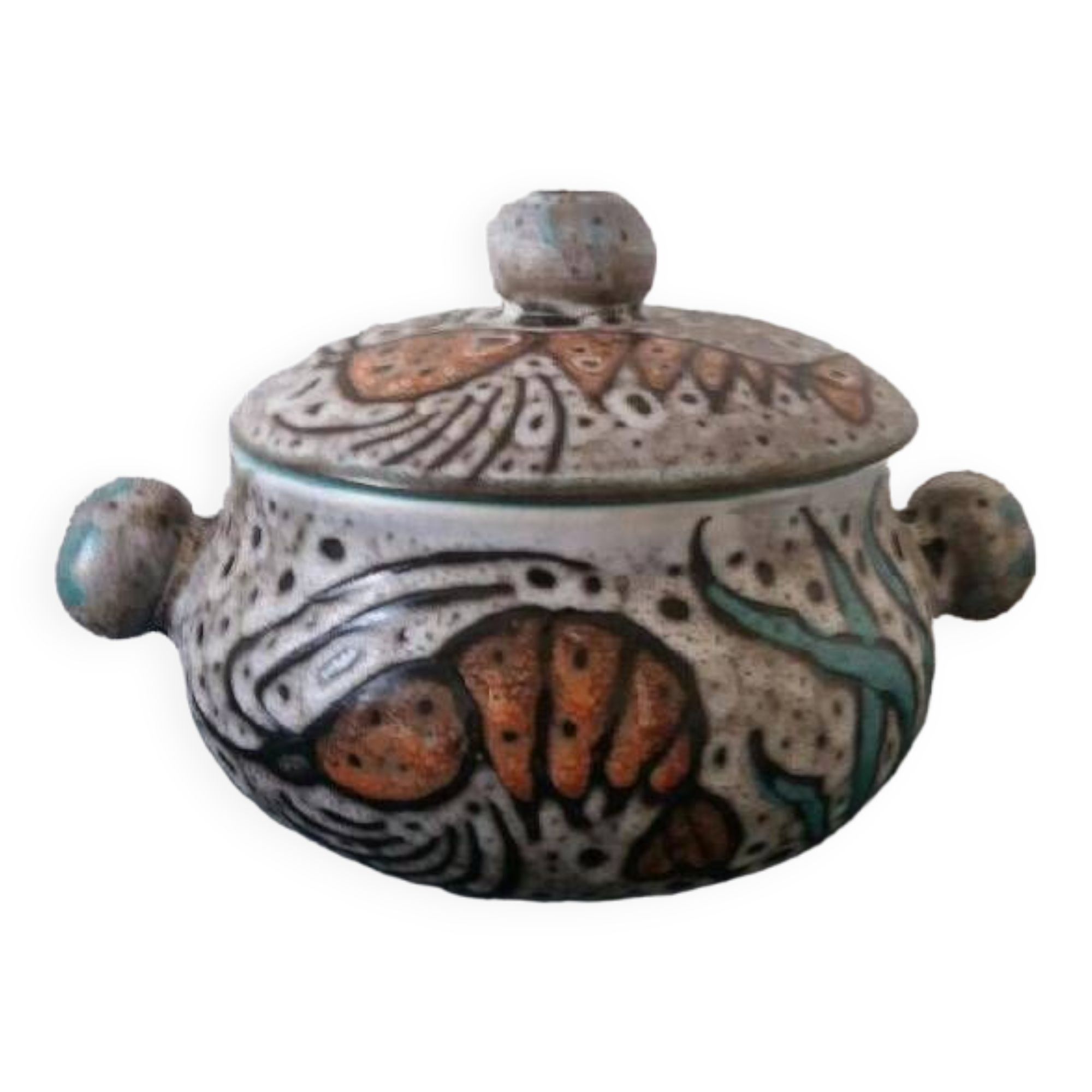 Very original vintage Vallauris tureen