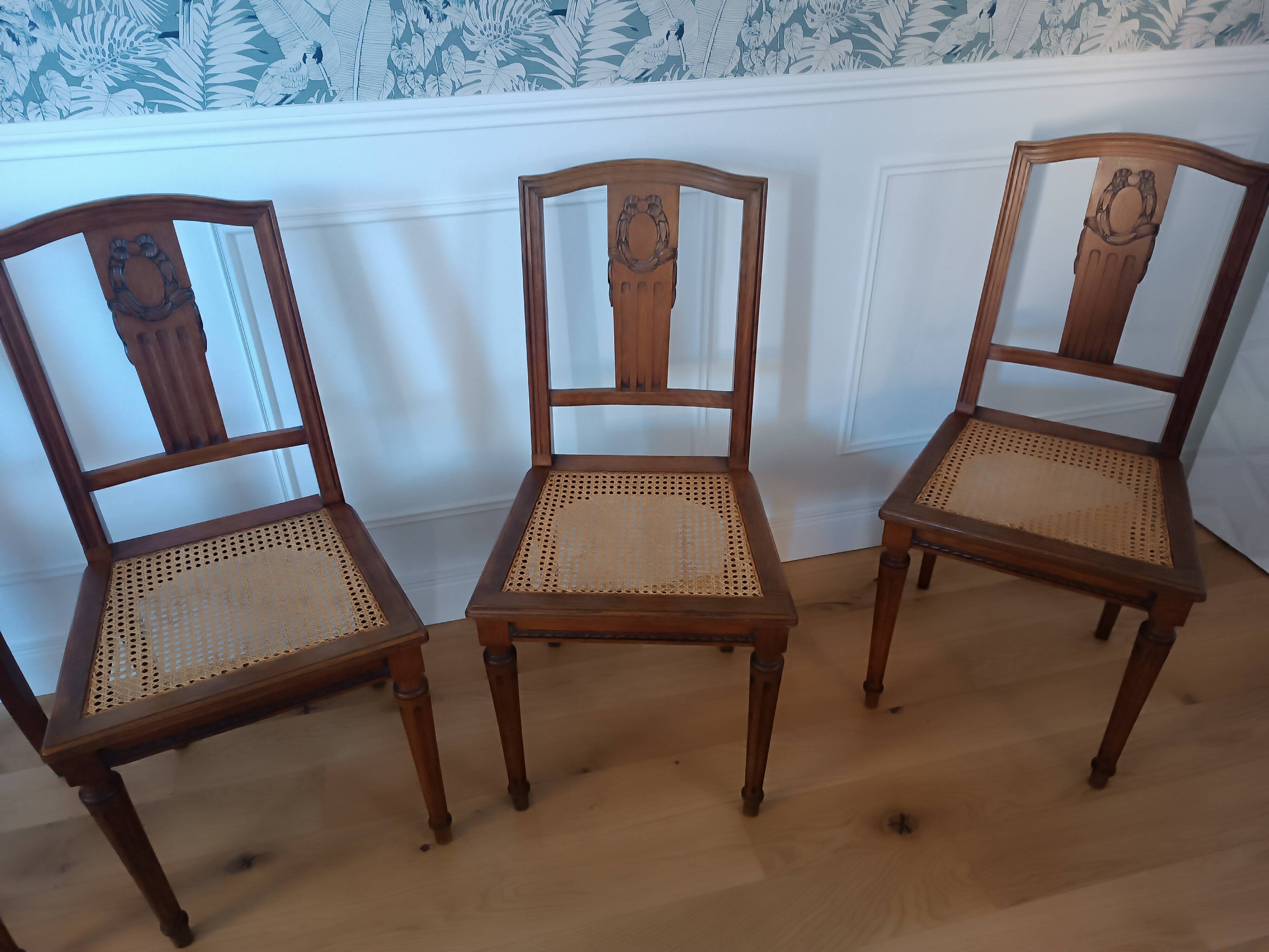 Cane chairs